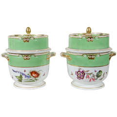 Pair of Derby Apple Green Ice Pails