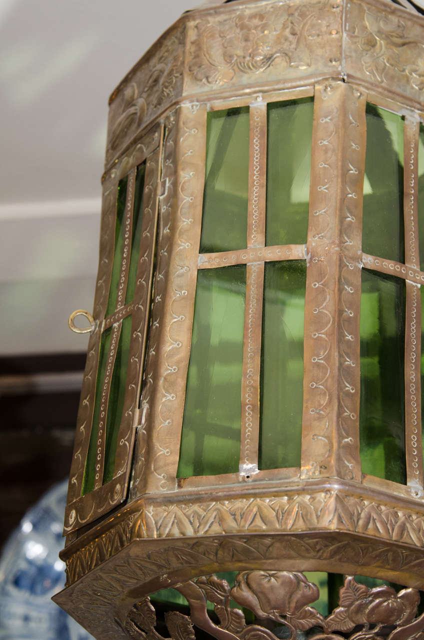 Antique Large Ship's Lantern In Excellent Condition In Katonah, NY