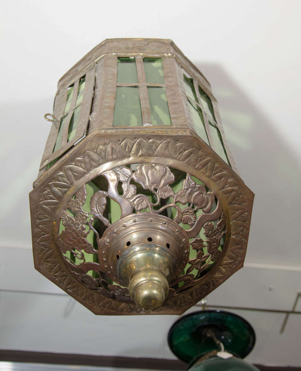 Glass Antique Large Ship's Lantern