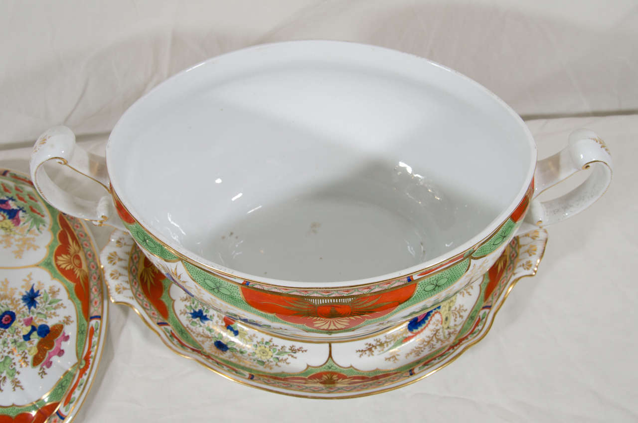 Chamberlain's Worcester Bengal Tiger (Dragon in Compartments) Soup