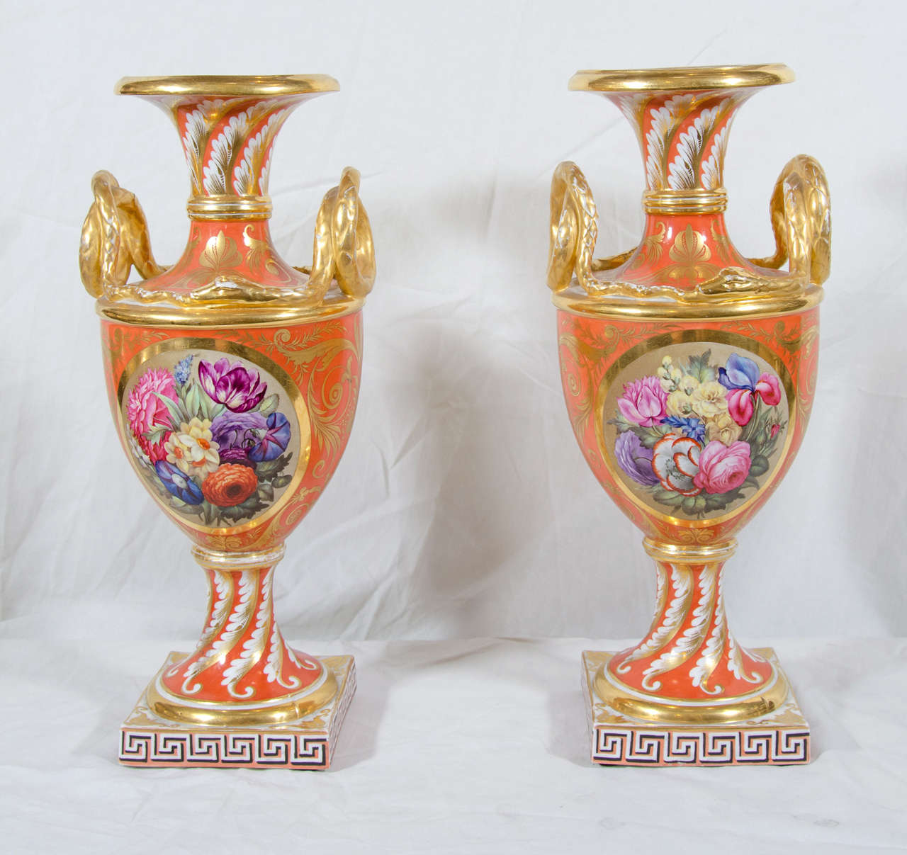 Antique Porcelain Vases by Derby at 1stdibs