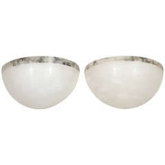 Pair of Alabaster Sconces