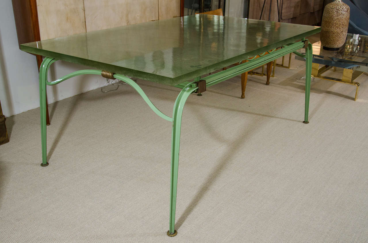 Rare Dominique, Andre Domin and Marcel Geneviere Attrbuted Table In Excellent Condition For Sale In New York, NY