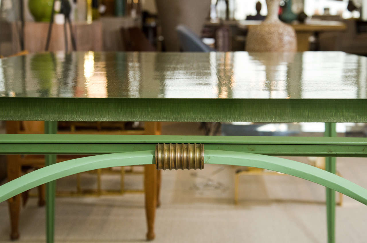 Mid-20th Century Rare Dominique, Andre Domin and Marcel Geneviere Attrbuted Table For Sale