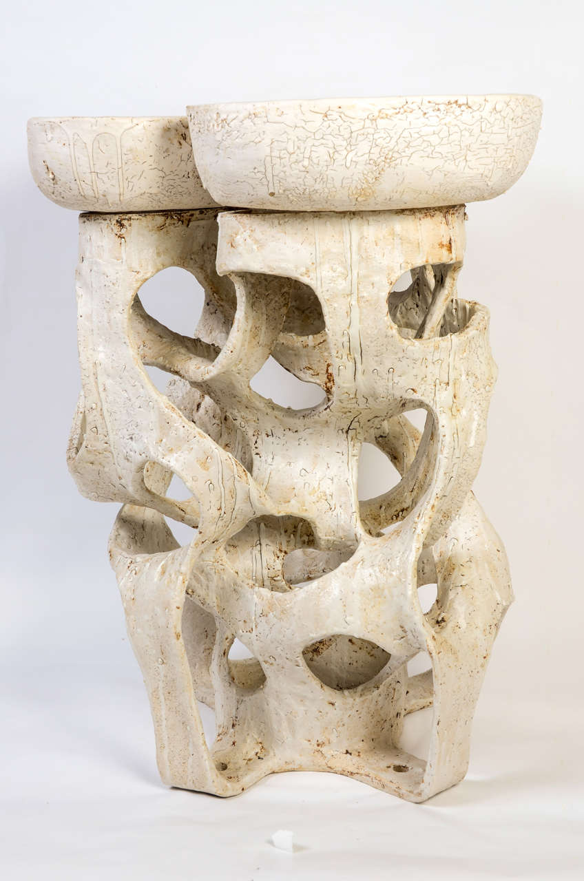 Ceramic Side Tables by Agnes Debizet 3