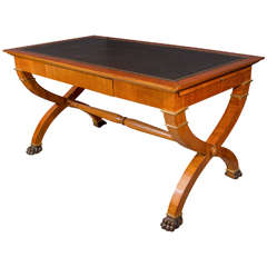 Unusual French Empire Writing Table