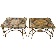 Pair of Italian Painted Coffee Tables