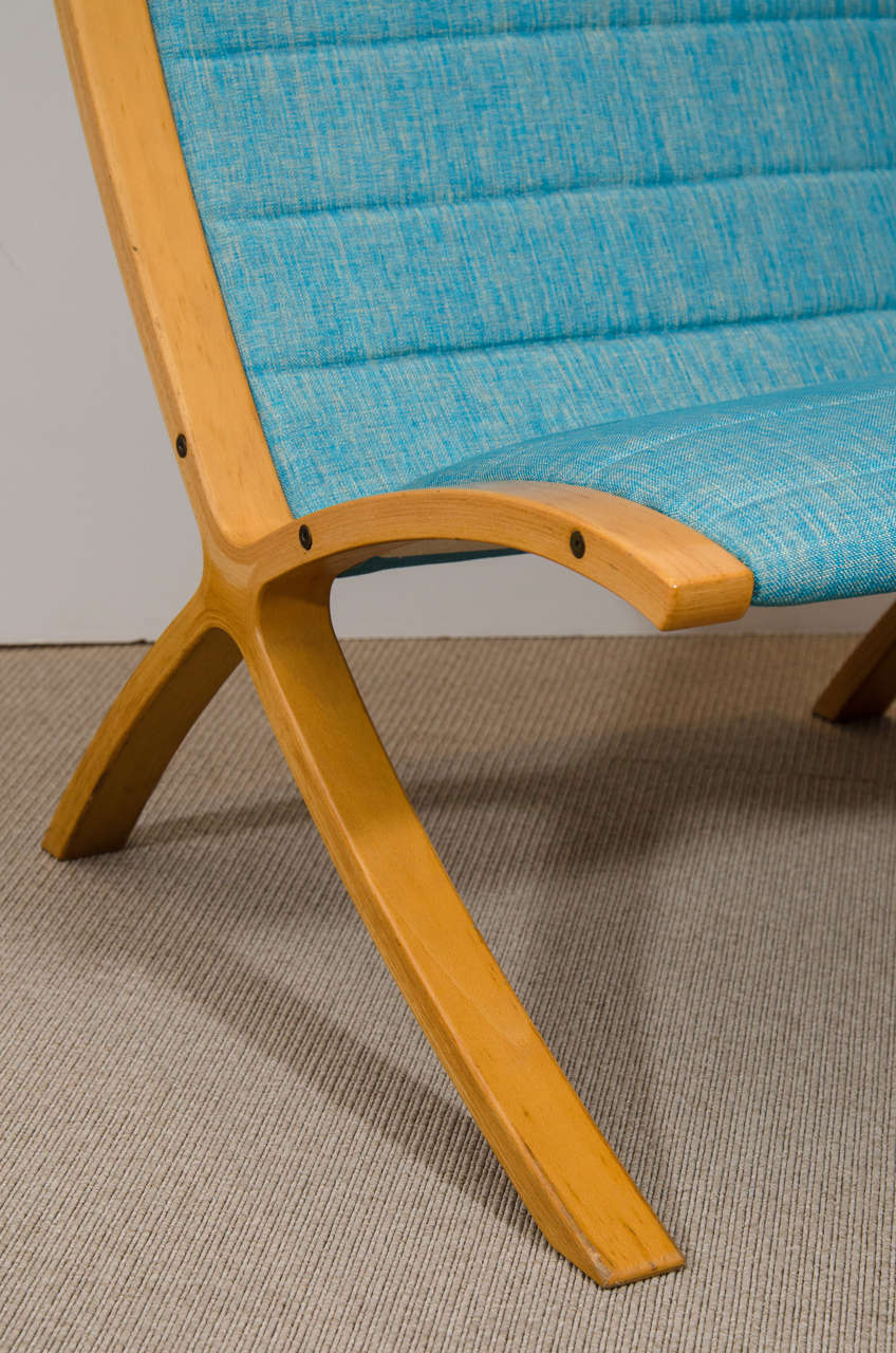 Modern Scandinavian Lounge Chair For Sale