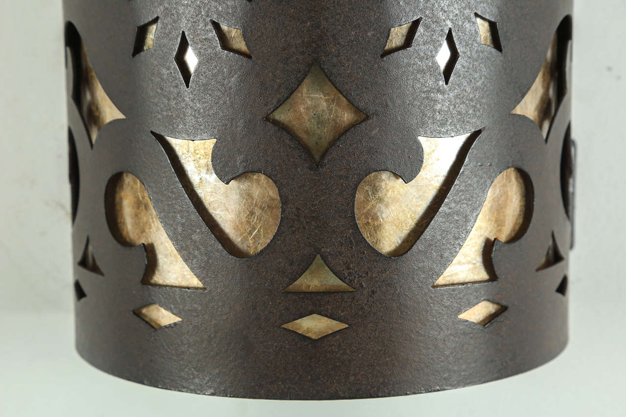 Moorish Four Moroccan Iron Wall Sconces by Paul Ferrante
