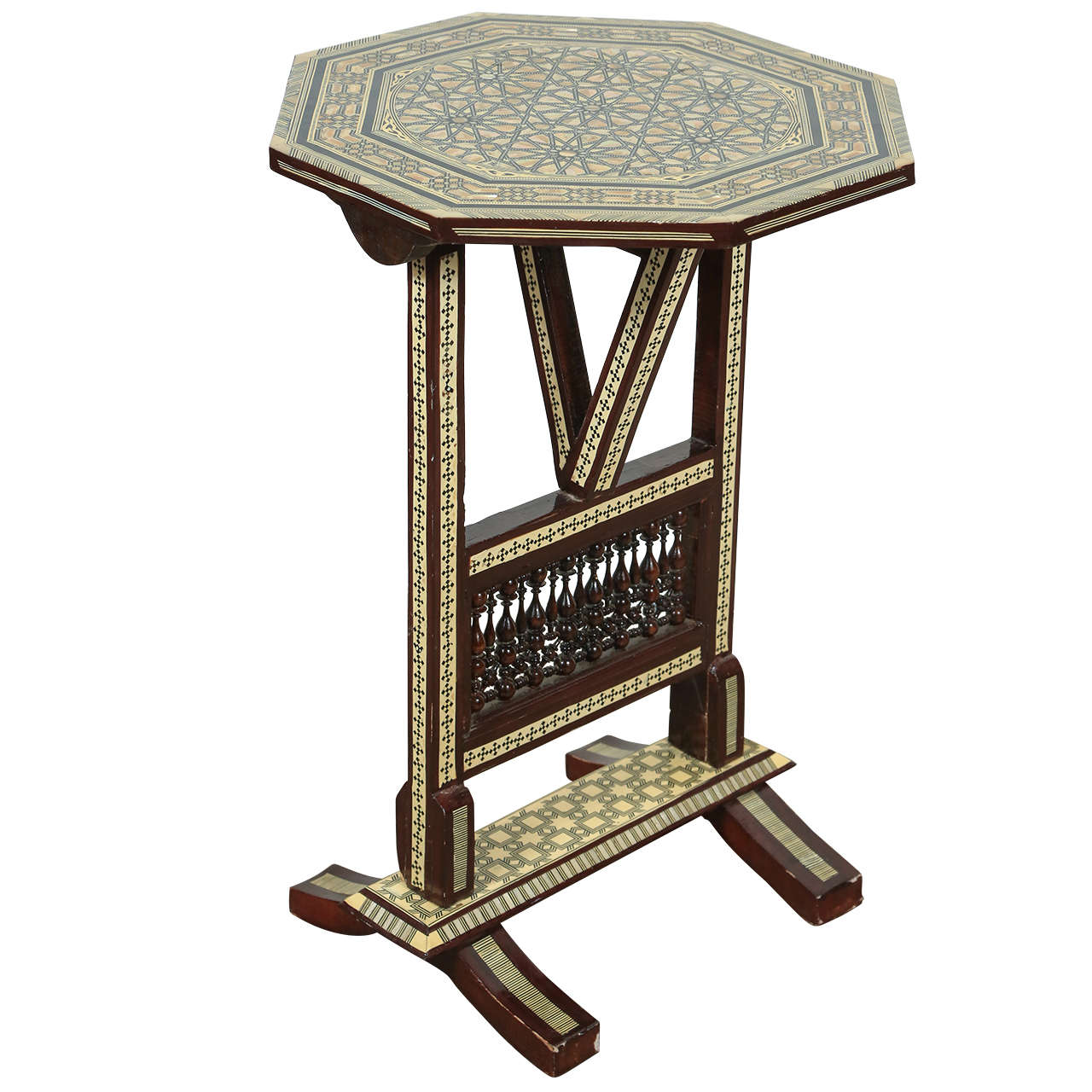 Egyptian Octagonal Side Table