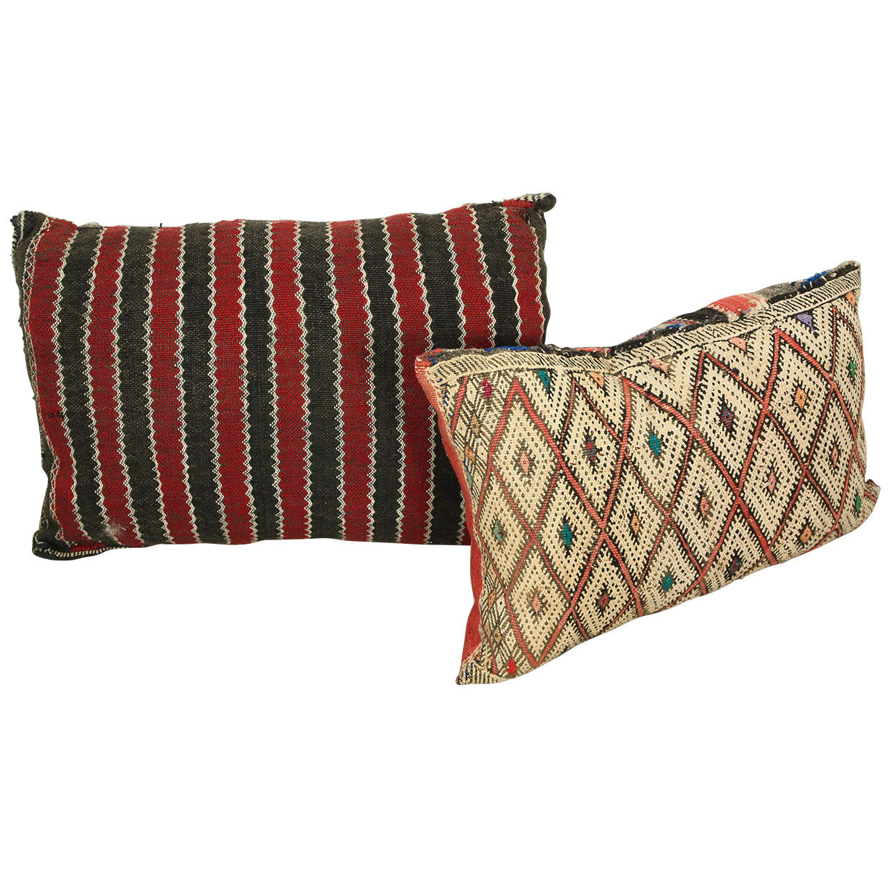 Moroccan Tribal Rug Throw Pillows