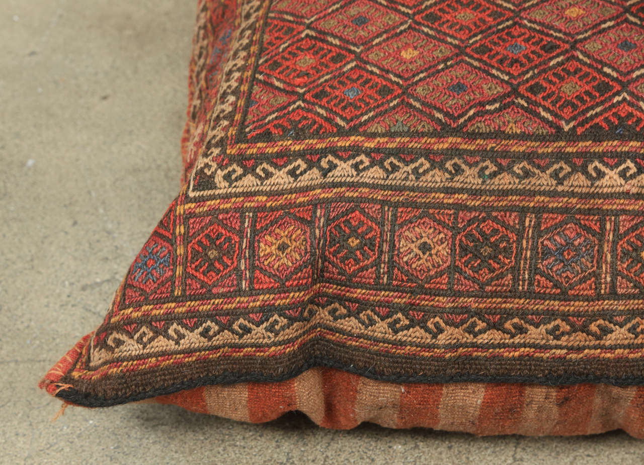 middle eastern pillows on floor