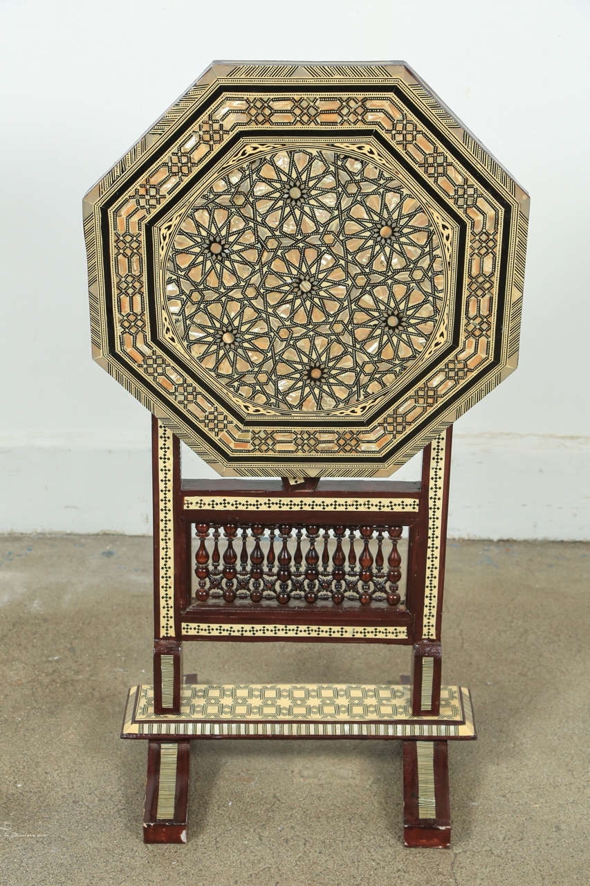 Egyptian Octagonal Side Table at 1stDibs egyptian tables