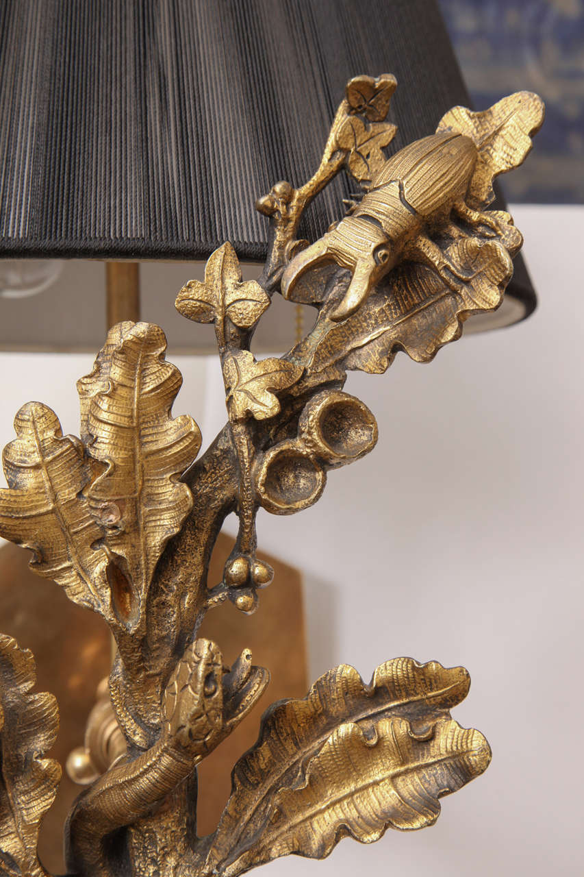 20th Century Pair of 1920s French Gilt Bronze Sconces