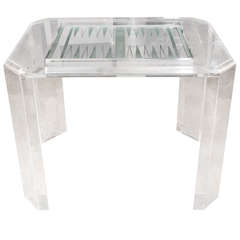 Lucite Backgammon Table 9