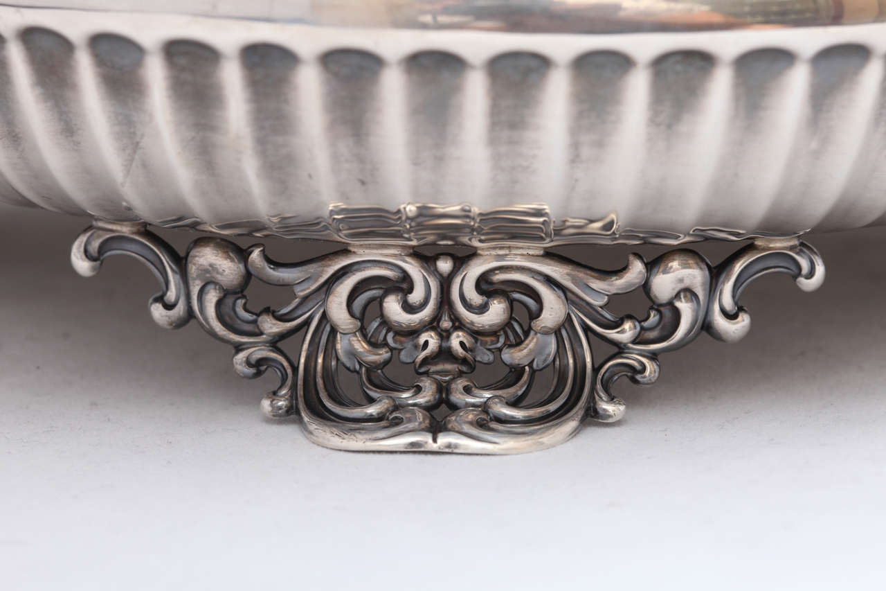 American Sterling Silver Victorian Footed Centrepiece Bowl For Sale