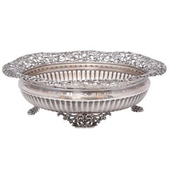 Sterling Silver Victorian Footed Centrepiece Bowl