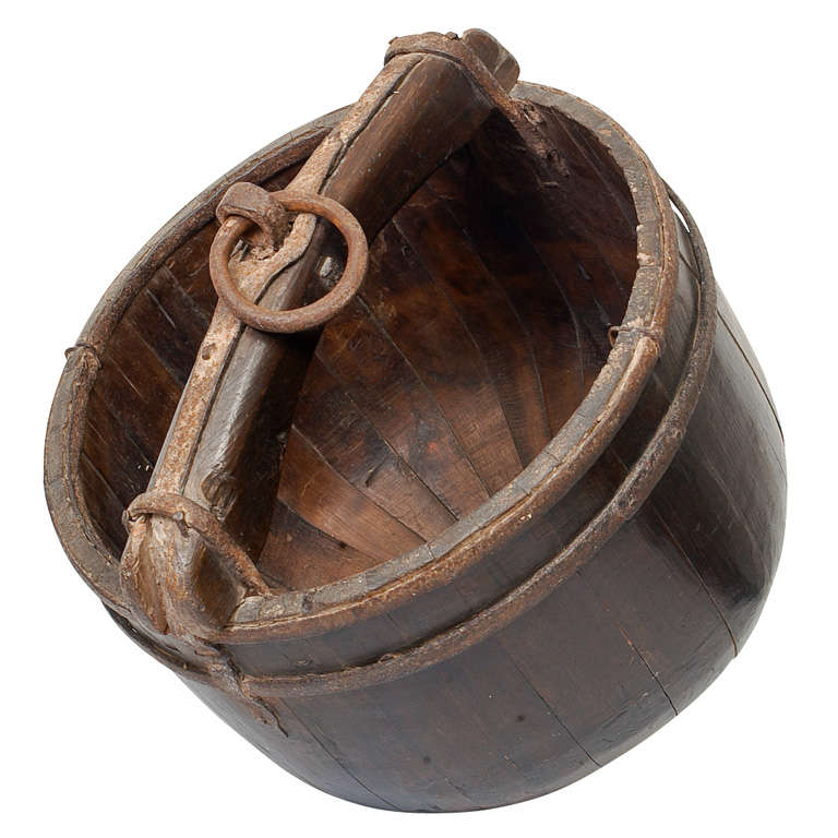 Antique Water Bucket at 1stDibs