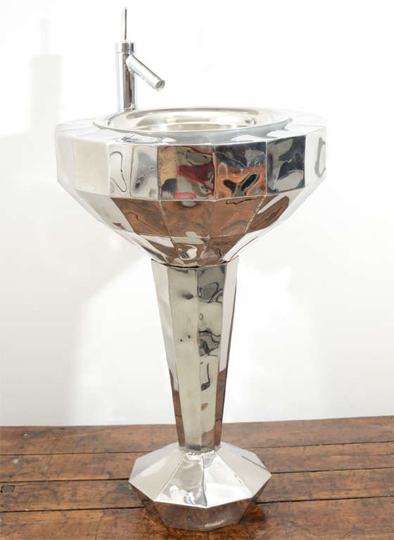 Unique Tom Dixon Basin and Mirror