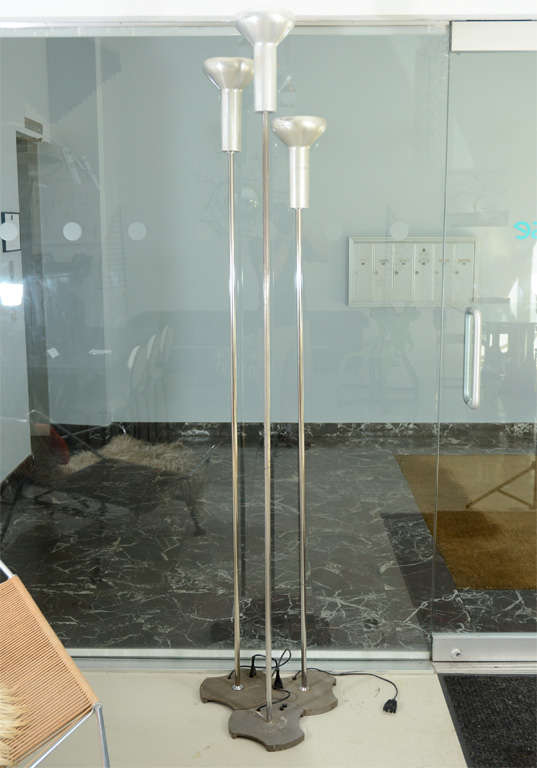 Trio Gino Sarfatti No.1073 Floor Lamps with Label