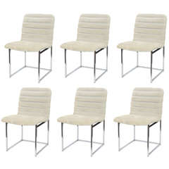 Set of Six Milo Baughman DIA Dining Chairs