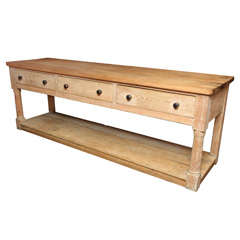 19th Century Pine Dresser Base