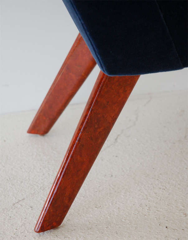 Wood Single Elbow Chair by William Haines