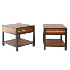 Pair of Baker Side Tables by Michael Taylor