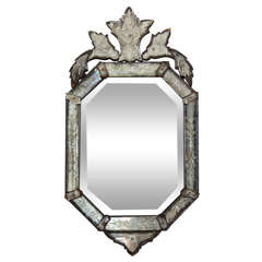 Antique Venetian Octagon Mirror