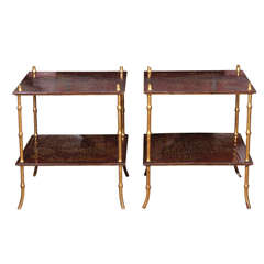 Pair of Bagues Low Tables