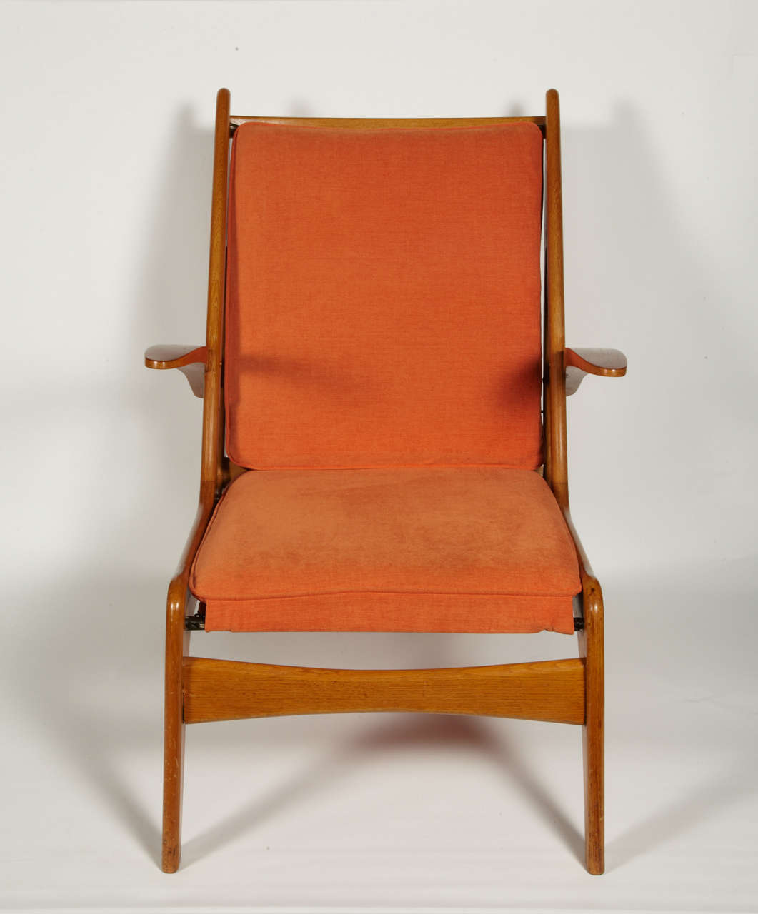 1950s Pair of Oak Armchairs