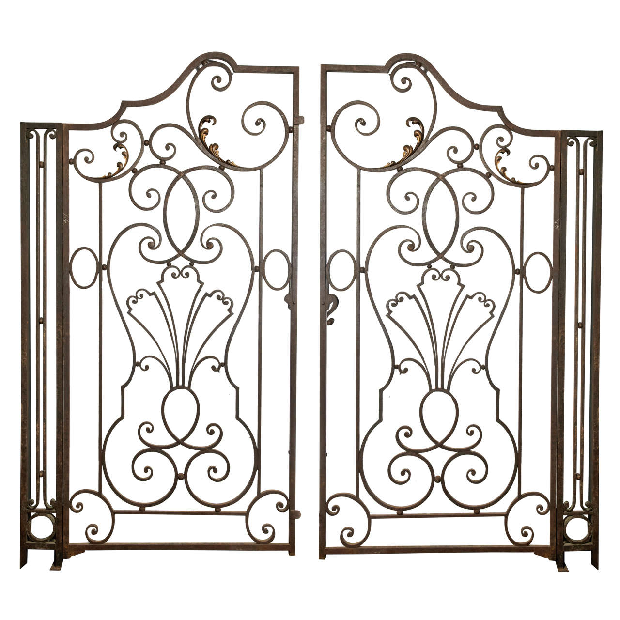 19th Wrought Iron Gate French Manufacture at 1stdibs