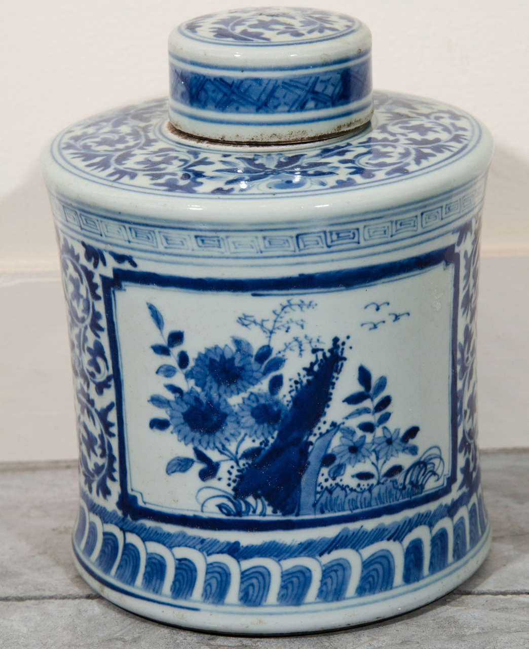 antique tea jar