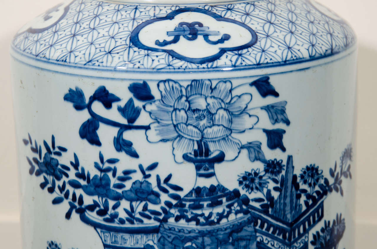 Large Antique Chinese Porcelain Tea Container at 1stDibs chinese tea