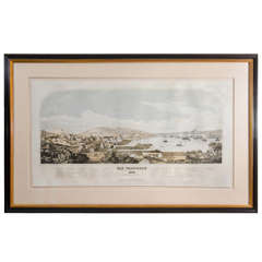 Antique Henry Firks' View of San Francisco, 1849
