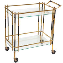 Brass Bar Cart