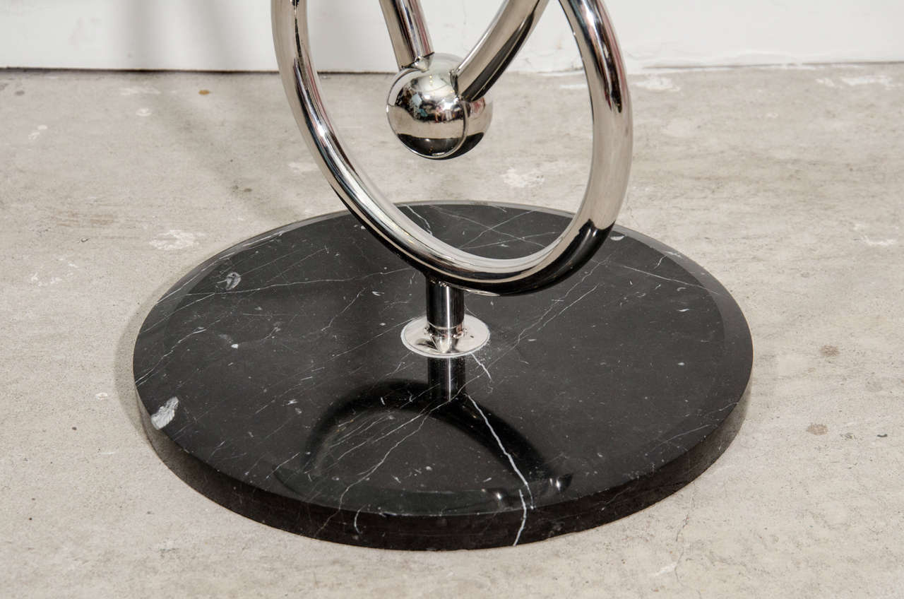 Modern Two Tier Side Table For Sale 1