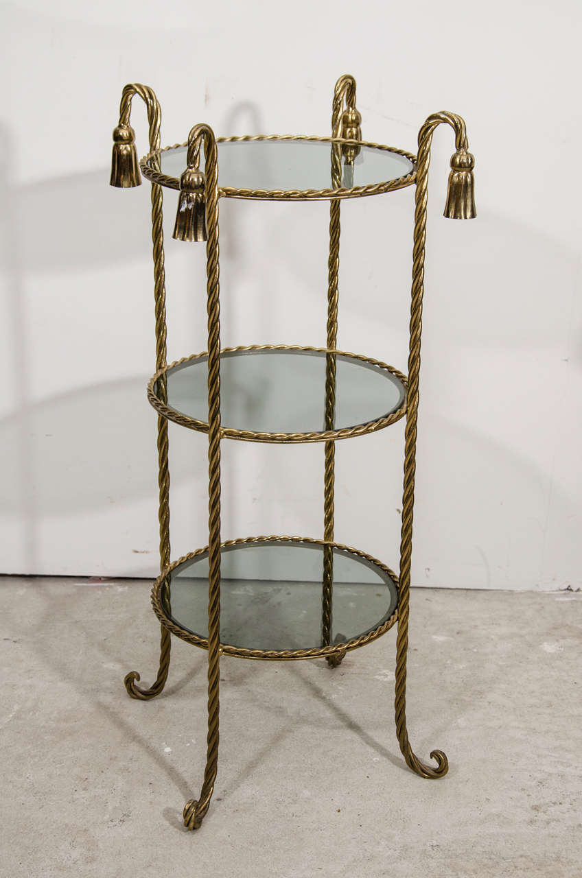 Three Tier   Brass Table