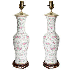 Chinese Porcelain Vase Lamps