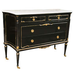 Marble Top Commode Stamped Maison Jansen