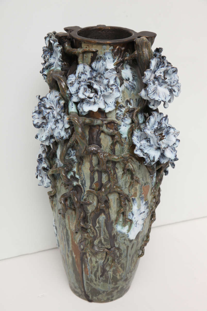 Unique Glazed Porcelain Vase by Matthew Solomon 1