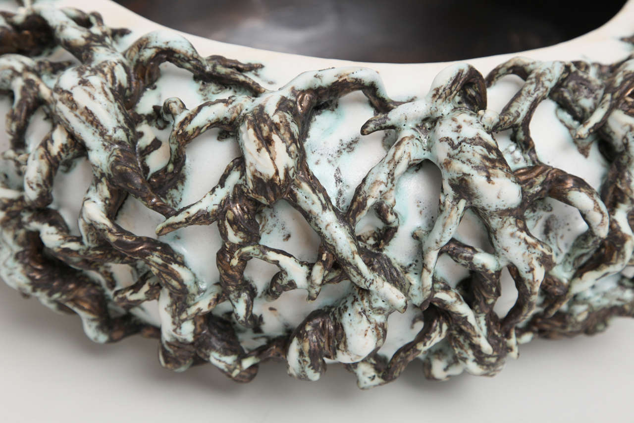 Contemporary Glazed Porcelain Bowl by Matthew Solomon 1