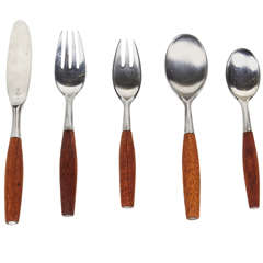Fjord Five Piece Flatware Set by Jens Quistgaard 12