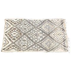 Moroccan Berber Organic Pile Rug Vintage Moroccan Berber Organic Pile Rug