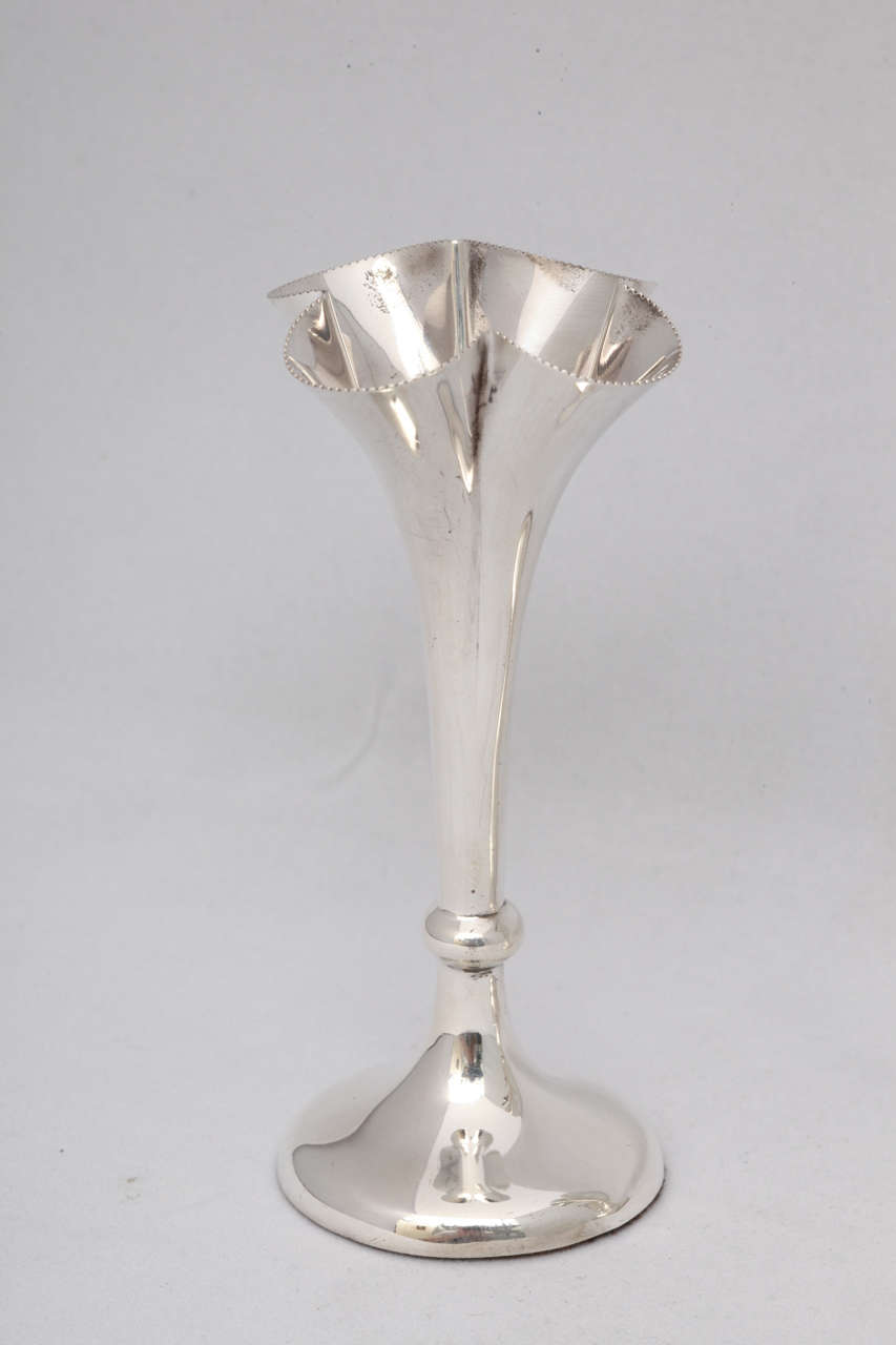 sterling bud vase