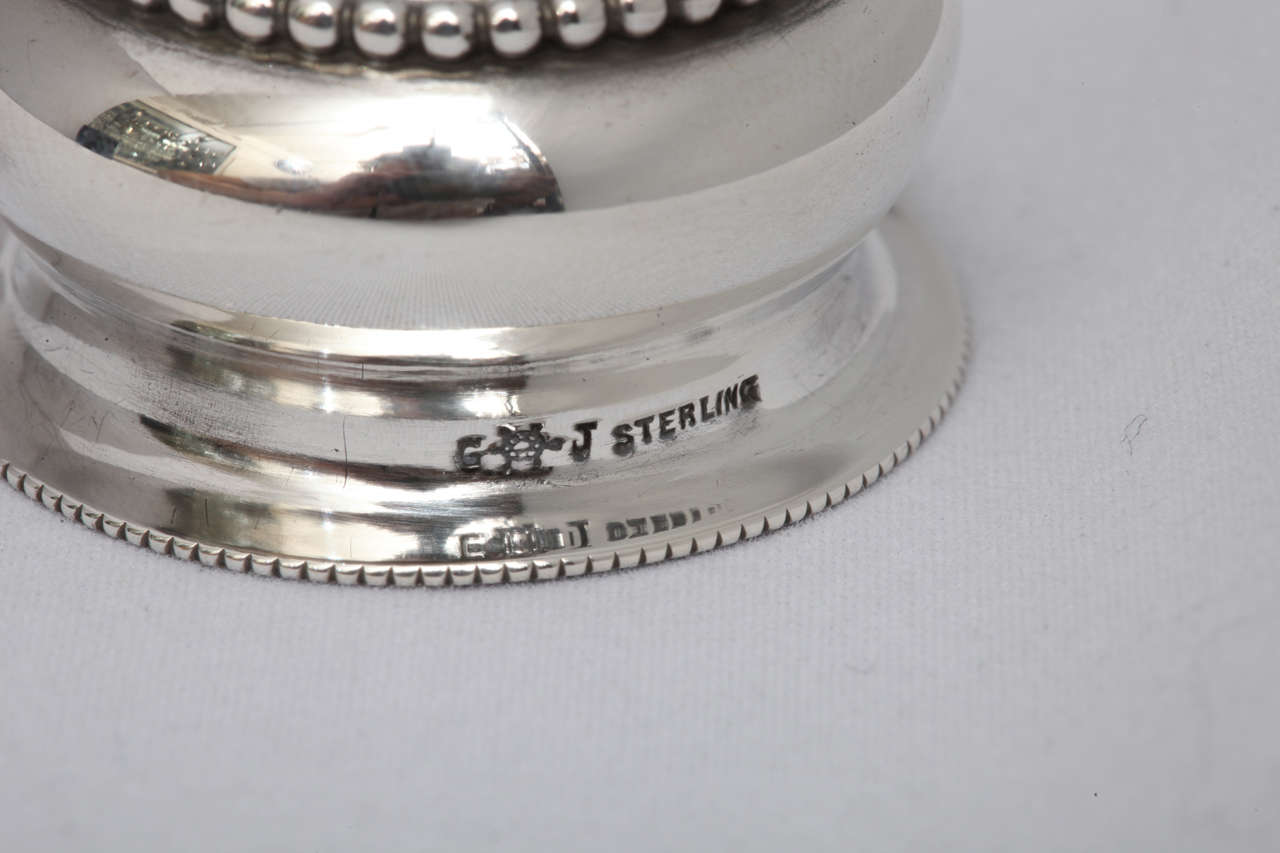 American Sterling Silver-Mounted Pairpoint 