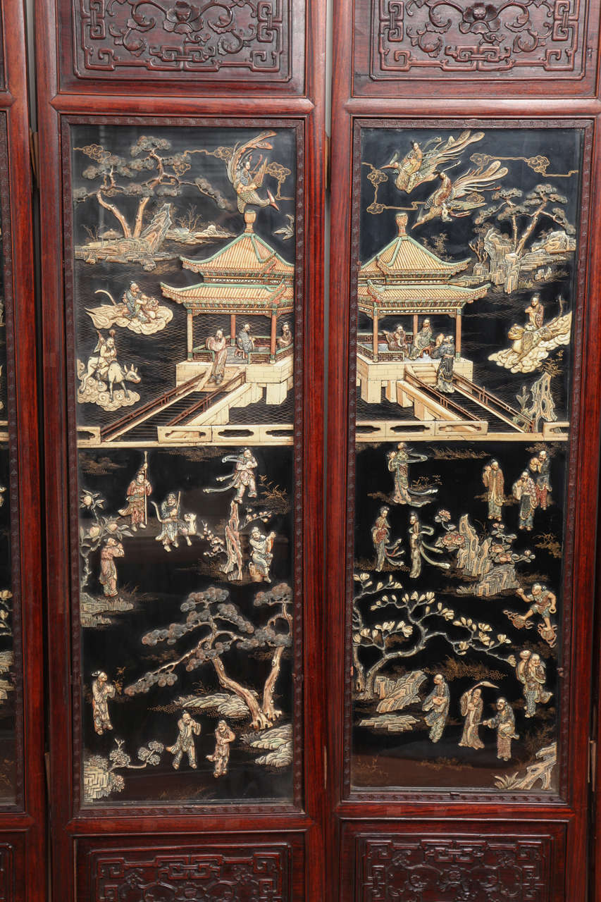antique chinese panels