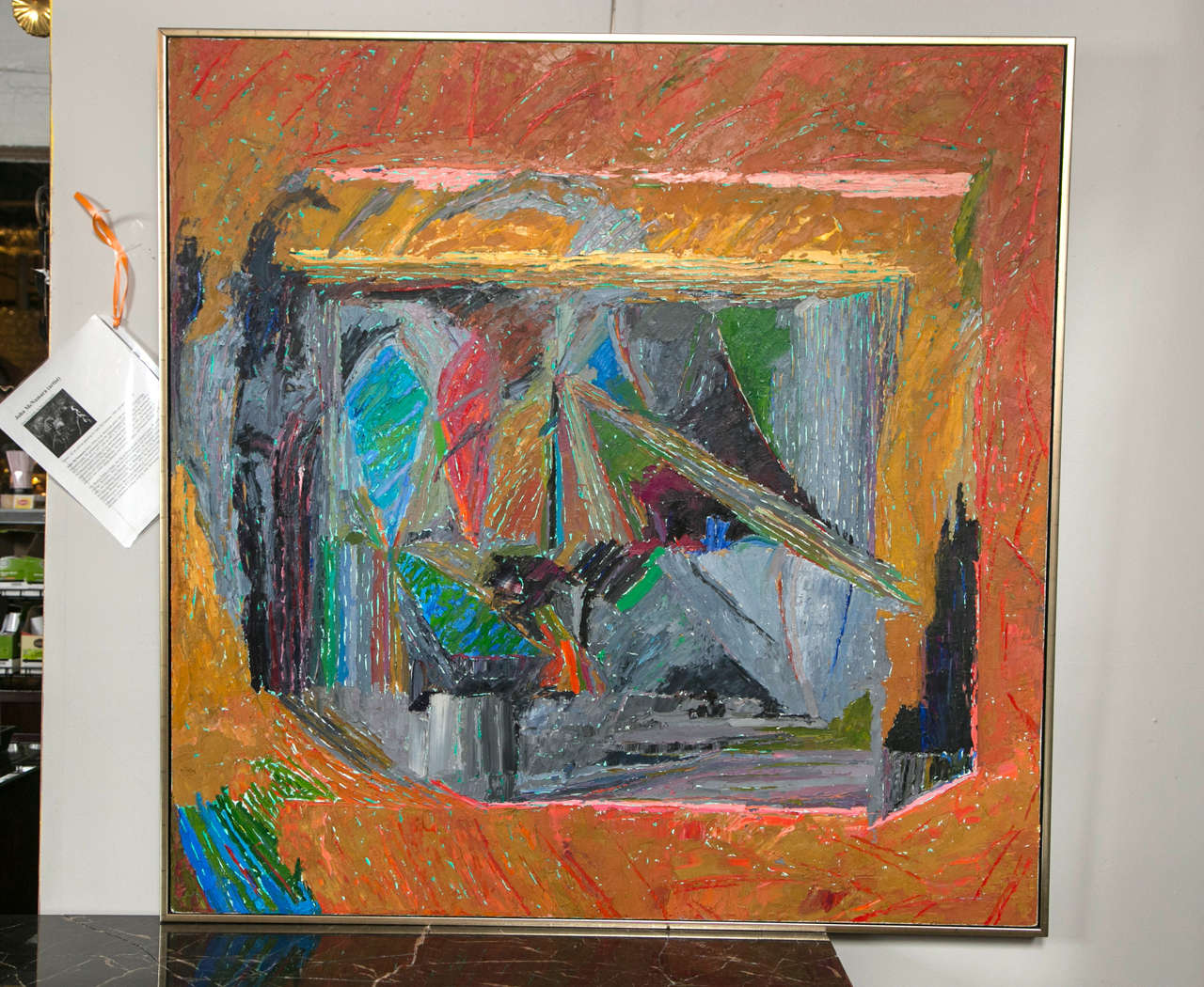 Oil on Canvas by John McNamara American (born 1950). This fine oil on canvas fresh from a Ct home owned by a private collector. 

John McNamara (born 1950) is an American artist who was born in Cambridge, Massachusetts. He graduated from the