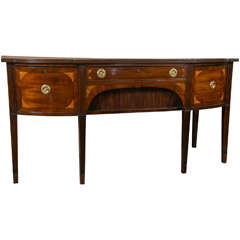 Mahogany Georgian Sideboard with Fan Inlays 4