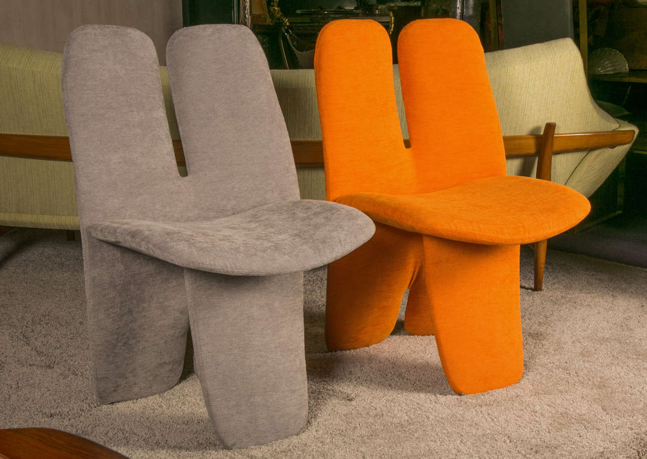 Set of six very comfortable 1970's chairs.